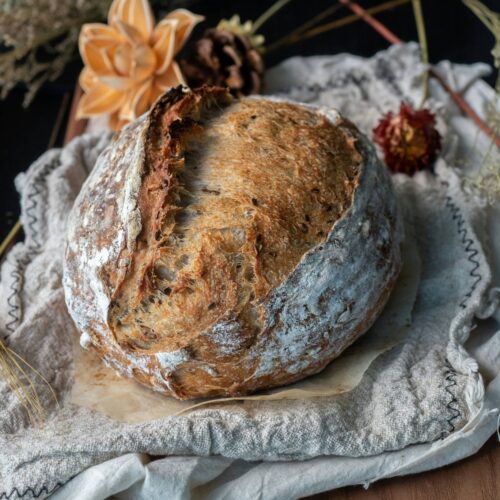 sourdough bread baked loaf